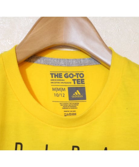ADIDAS THE GO-TO TEE YELLOW Size KIDS M