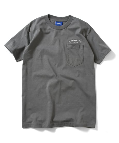 LAFAYETTE NY SOUVENIR POCKET TEE Charcoal Gray Size XL