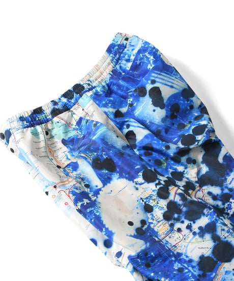 LFYT × STASH (スタッシュ) SUBWAY MAP 3LAYER NYLON PANTS ナイロンパンツ Blue