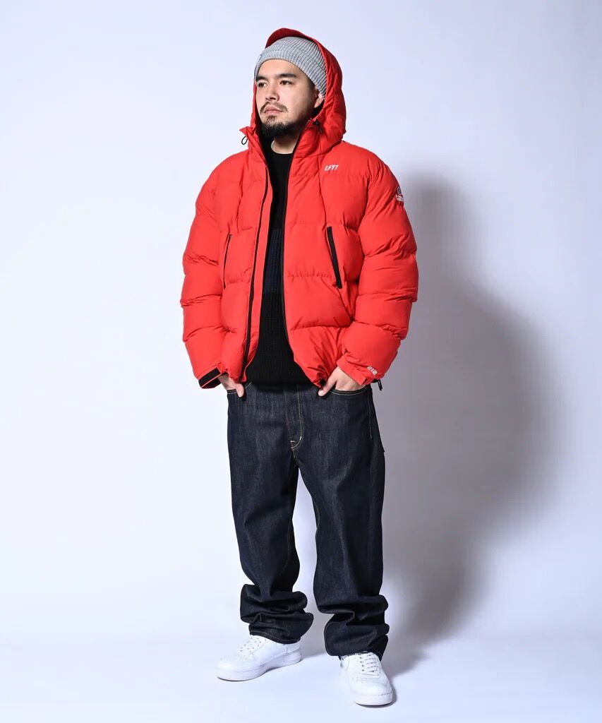 LFYT X-TREAM LOGO PUFFER JACKET RED Size XL | N...