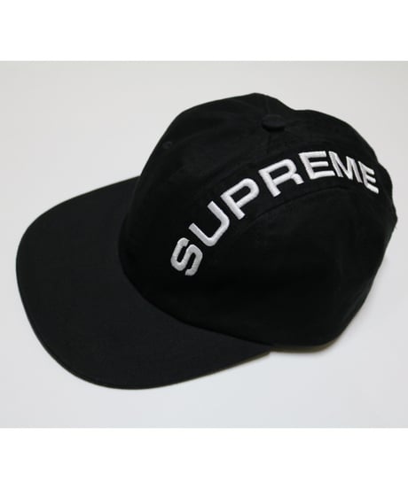 Supreme 2018FW Stripe 6 Panel Cap Black
