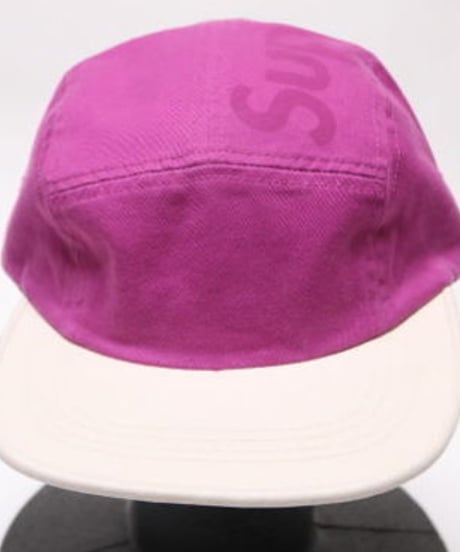 supreme 2017SS TONE TWILL TOP PANEL CAMP CAP MAGENDA