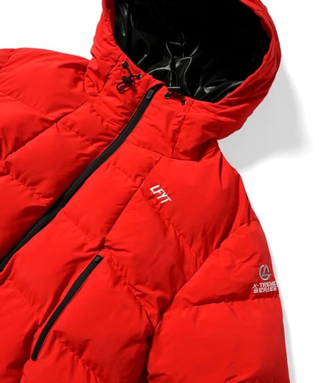 LFYT X-TREAM LOGO PUFFER JACKET RED Size XL