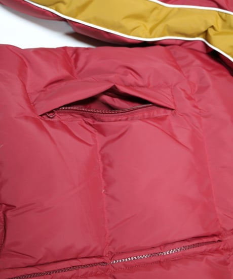 Supreme Stripe Panel Down Jacket Burgundy シュプリーム ダウン ジャケット バーガンディ M size
