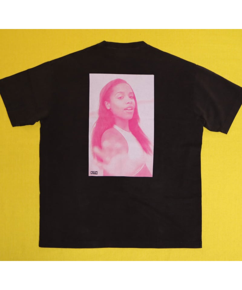 KITH x RW x AALIYAH CLASSIC LOGO VINTAGE T Blac...