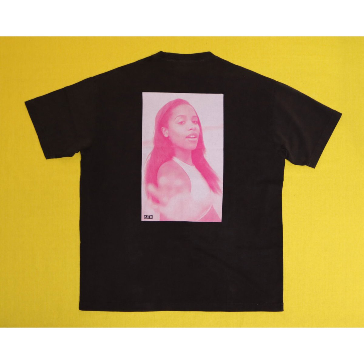 KITH x RW x AALIYAH CLASSIC LOGO VINTAGE T Blac