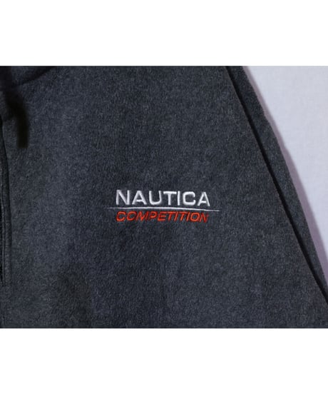 【古着】NAUTICA DOWN FLEECE REVERSIBLE JACKET Blue/Yellow/Grey Size XL