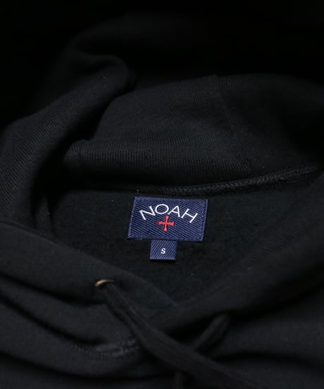 NOAH HOODED SWEAT BLACK <S>