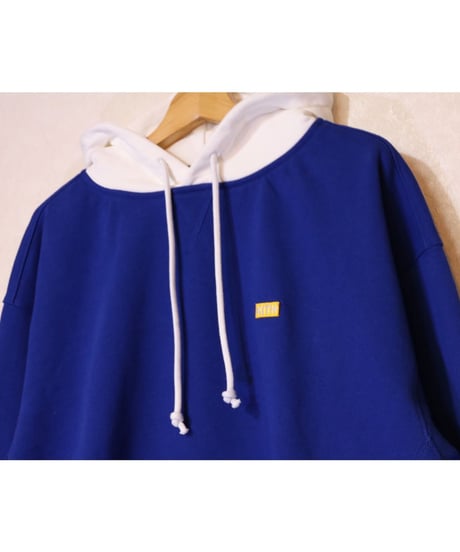 KITH WILLIAMS III CONTRAST HOODIE  MAZARINE BLUE Size L