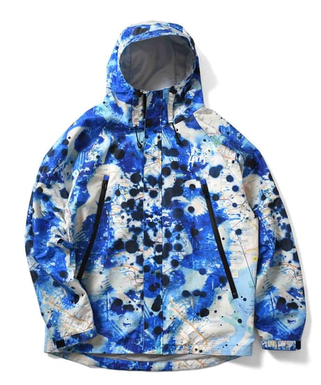 LFYT × STASH (スタッシュ) SUBWAY MAP 3LAYER NYLON JACKET ナイロンジャケット Blue Size: XXL