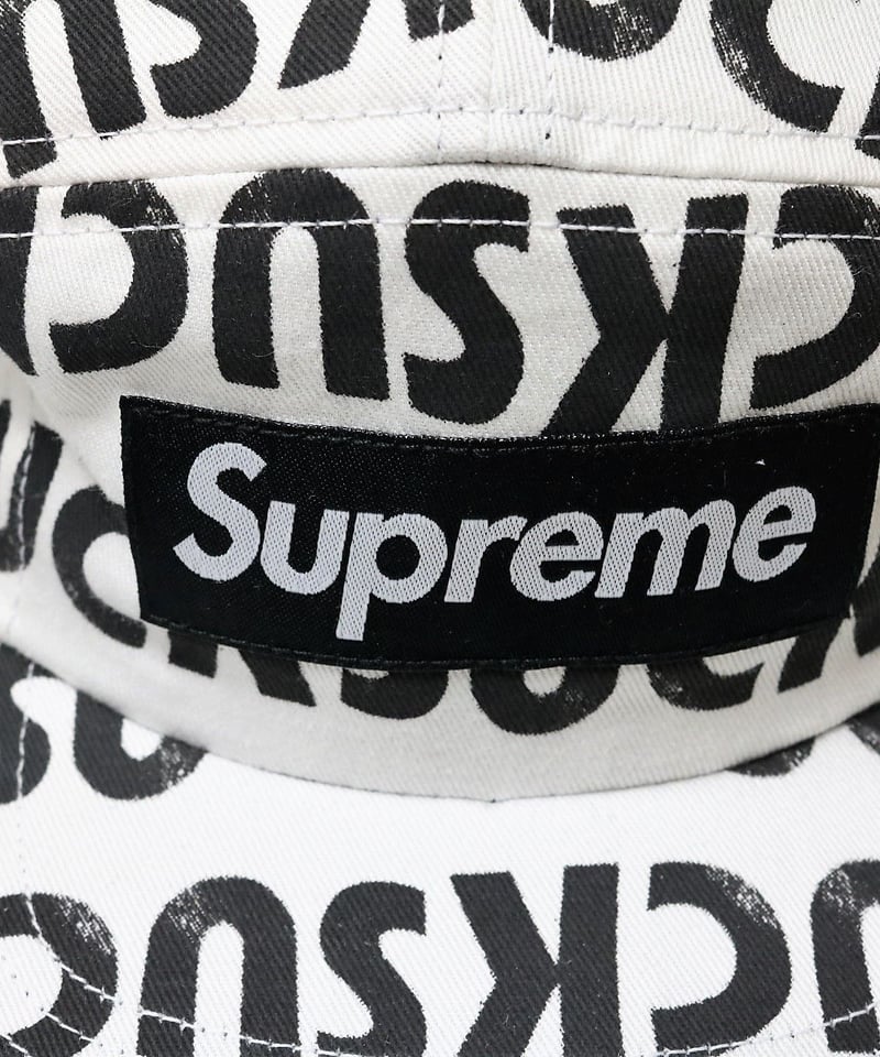 supreme 2017SS SUCK CAMP CAP WHITE | NEO TRIBE