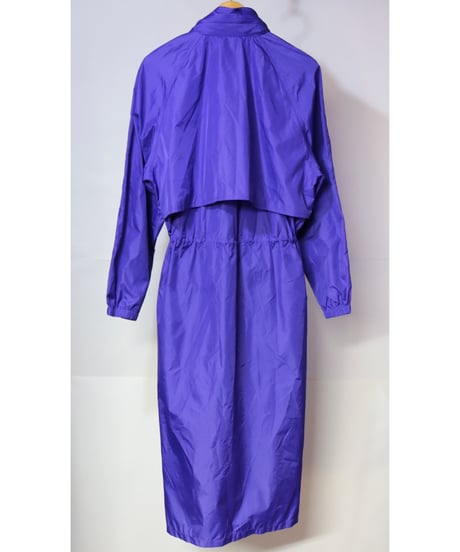【古着】WOOLRICH WOMAN NYLON COAT Purple/Yellow Size M