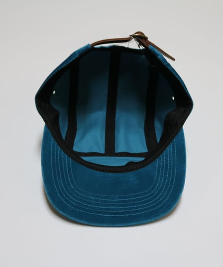 Supreme Velvet Camp Cap FW18 Cyan シアン