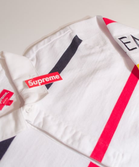 supreme ラガーシャツ（ラグビーシャツ ボックスロゴ 長袖