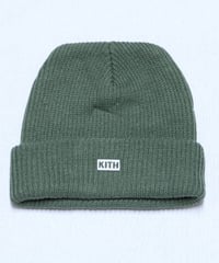 KITH CLASSIC BEANIE  Olive