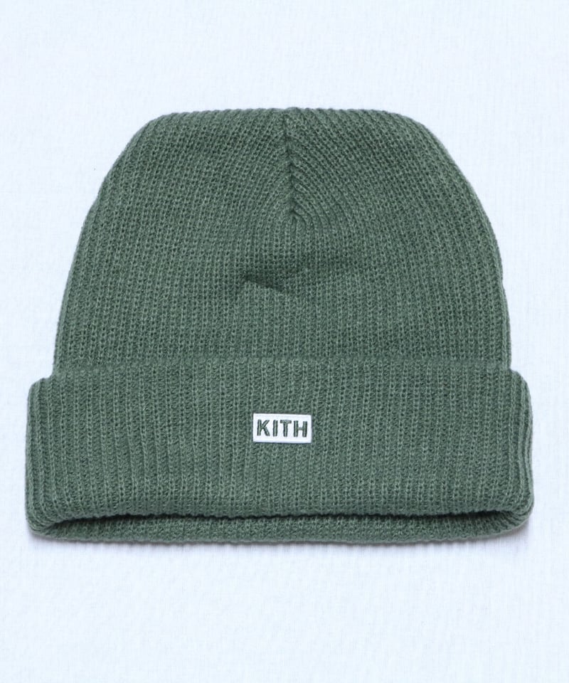 KITH CLASSIC BEANIE Olive | NEO TRIBE 