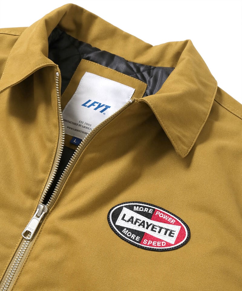 LFYT エルエフワイティー IGNITION LOGO WORK JACKET MUSTAR