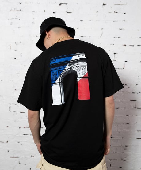 LFYT エルエフワイティー WASHINGTON SQUARE ARCH TEE 半袖 Tシャツ LA200108 BLACK ブラック Size XL