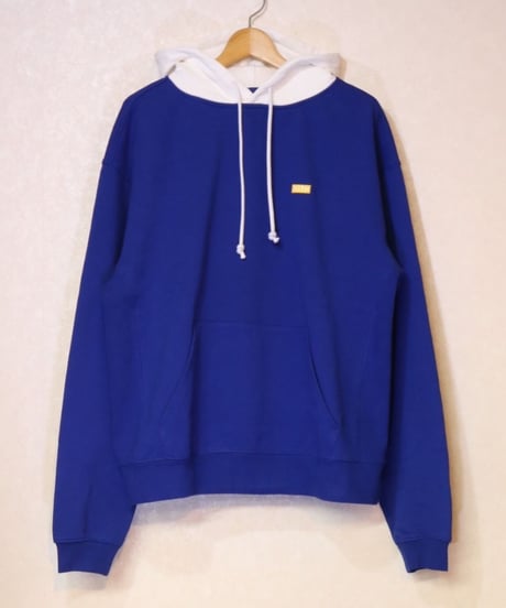 KITH WILLIAMS III CONTRAST HOODIE  MAZARINE BLUE Size L