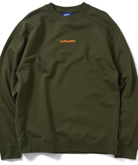 LFYT エルエフワイティー SMALL LOGO CREWNECK SWEATSHIRT クルーネック スウェット OLIVE オリーブ Size XL