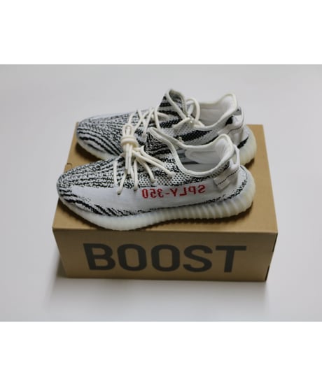 adidas Originals yeezy boost 350 V2 ZEBRA DESIGN BY KANYE WEST  WHITE/CORE BLACK/RED  CP9654