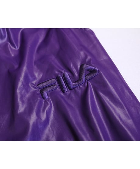 【古着】FILA NYLON PANTS Purple Size M