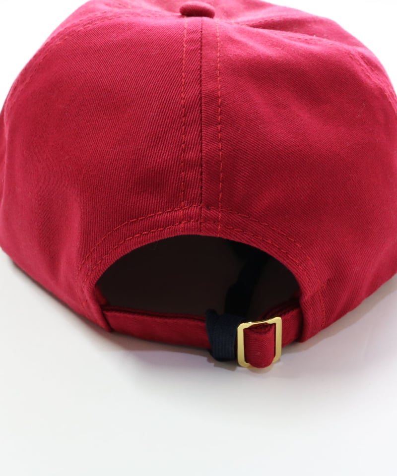 KITH CREST FLAT DAD HAT Navy/Red キス チェック キャップ |
