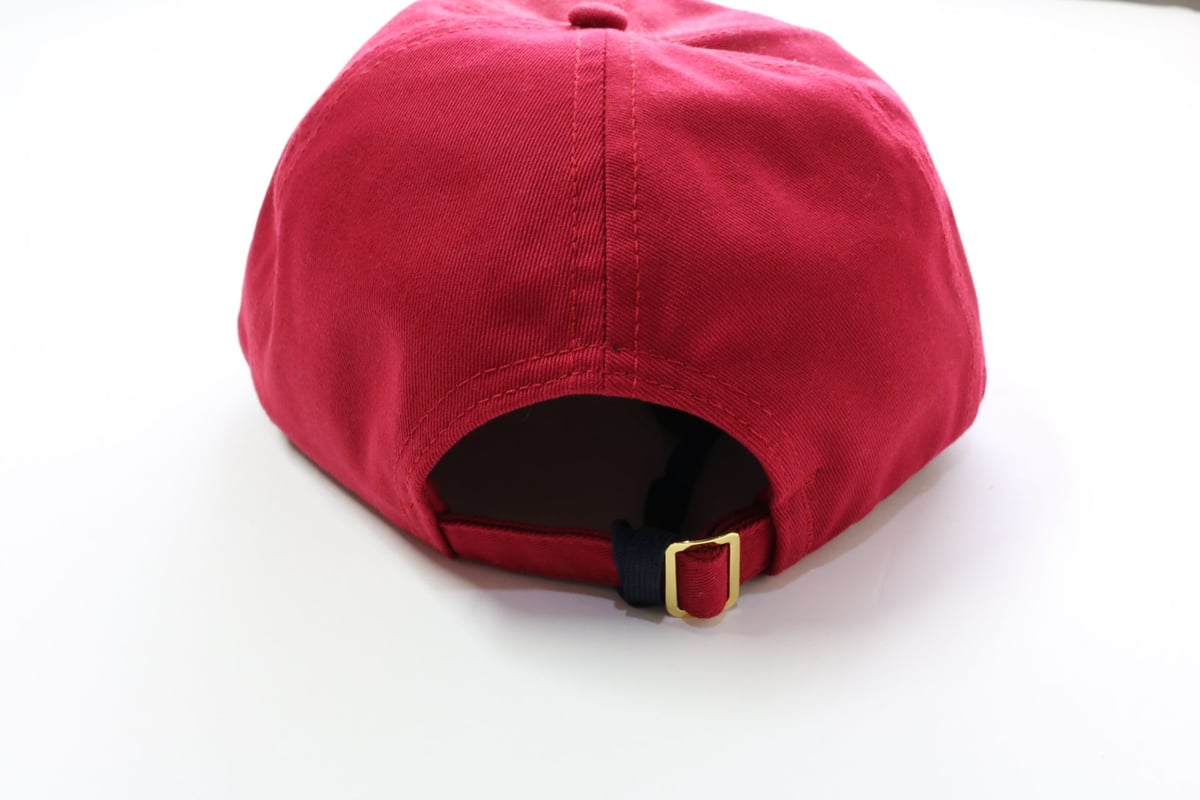 KITH CREST FLAT DAD HAT Navy/Red キス チェック キャップ |