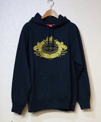 SUPREME シュプリーム   VE OR HA  プルパーカー　紺　ネイビー　Lサイズ