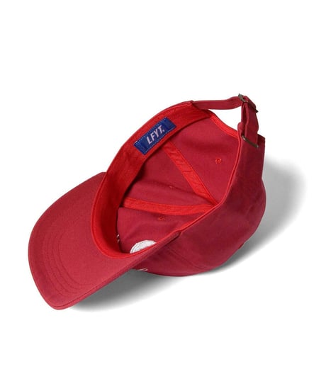 LFYT LUX CREST LOGO DAD HAT ボールキャップ RED