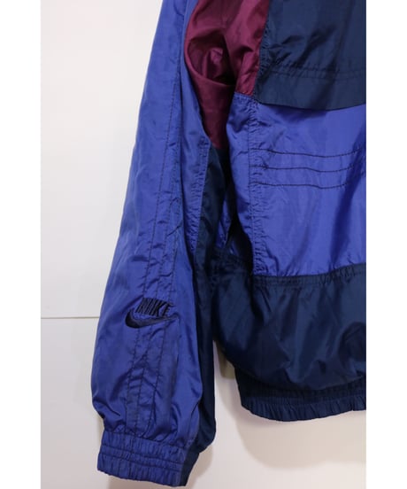 【古着】NIKE NYLON JACKET PURPLE NAVY Size L