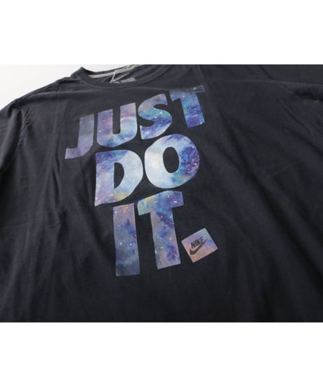 【古着】NIKE JUST DO IT Tee Black Size XL