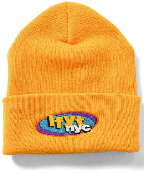 LFYT エルエフワイティー NY RADIO LONG BEANIE ニットキャップ YELLOW イエロー