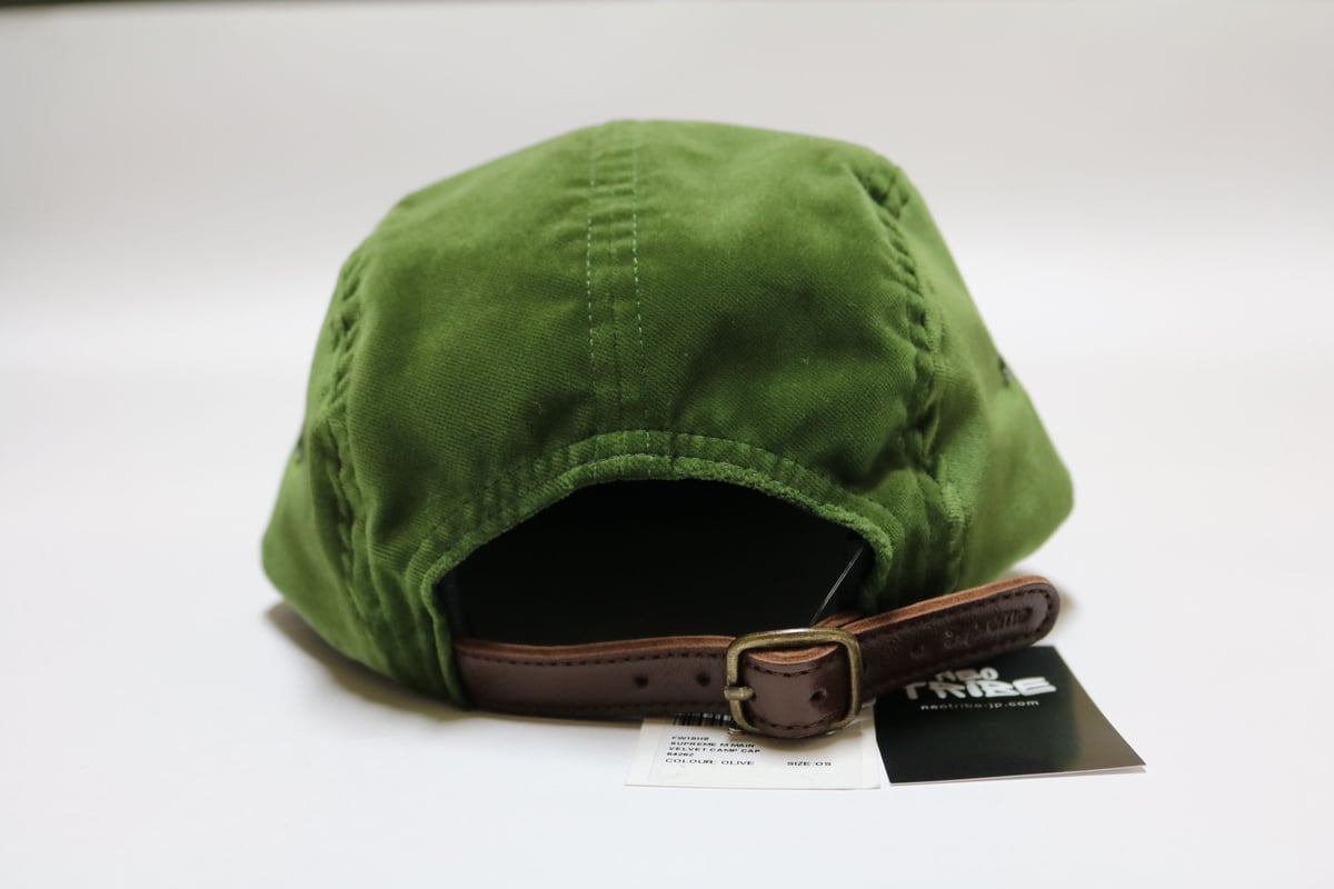 Supreme Velvet Camp Cap FW18 Olive オリーブ | NEO T Supreme Velvet Camp Cap FW18 Olive オリーブ | NEO T