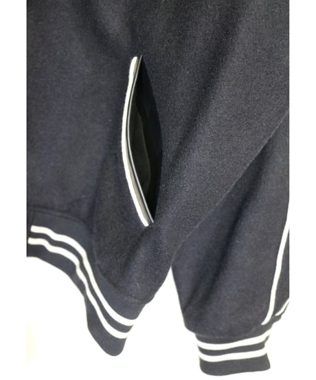 SUPREME ｘ Playboy FW17 Wool Varsity Jacket Black L size