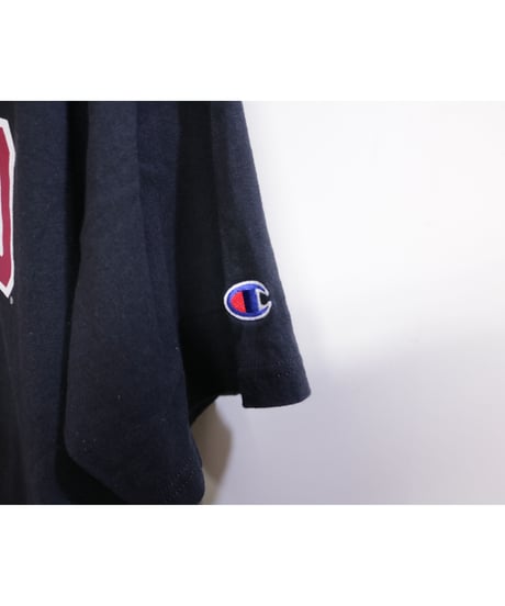 【古着】CHAMPION HARVARD UNIVERSITY T Black Size L