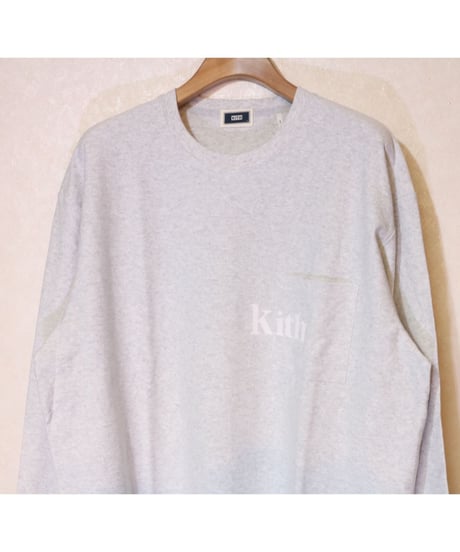 KITH L/S QUINN Light Heather Grey Size L