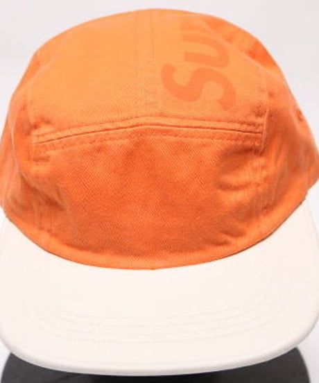 supreme 2017SS TONE TWILL TOP PANEL CAMP CAP ORANGE
