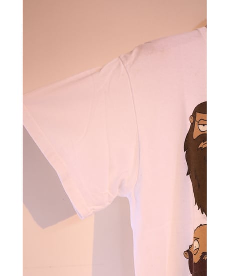 【古着】DELTA FAMILY GUY MEETS DUCK DYNASTY Tee White Size L