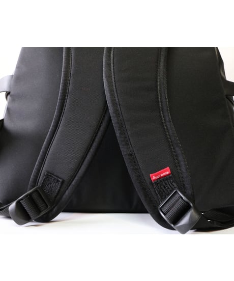 SUPREME x THE NORTH FACE LEATHER BACKPACK BLACK