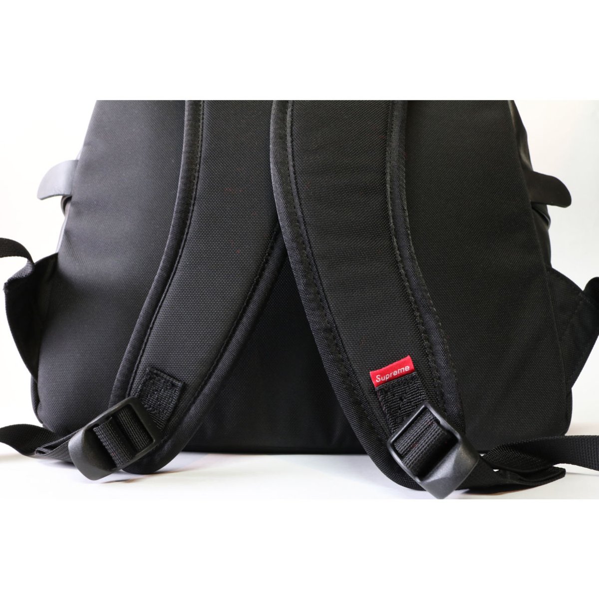 SUPREME x THE NORTH FACE LEATHER BACKPACK BLACK
