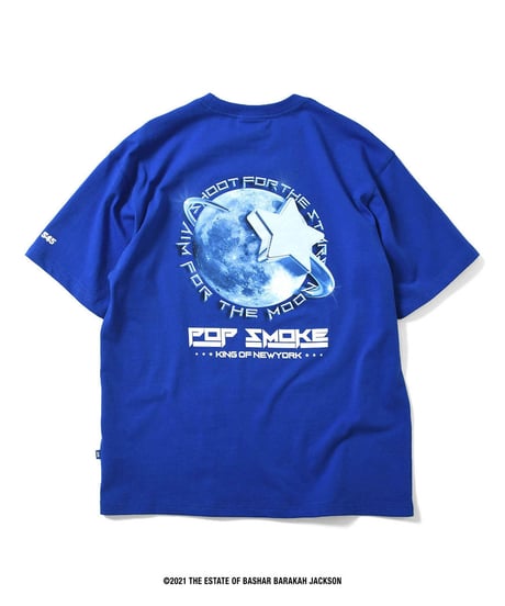 POP SMOKE×LFYT×S45 SHOOTING STAR S/S TEE 半袖Tシャツ ROYAL ロイヤル　ブルー　XLサイズ