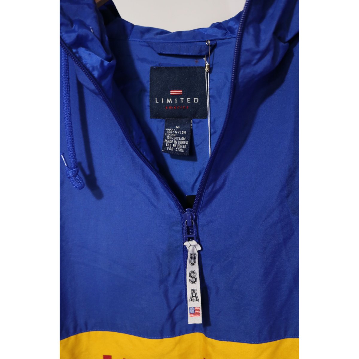 古着】LIMITED AMERICA LTD USA SPORT NYLON HALF ZI 古着】LIMITED AMERICA LTD USA SPORT NYLON HALF ZI