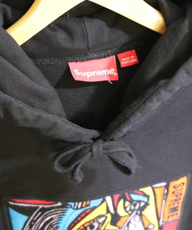 Supreme 18FW Chainstitch Hooded Sweatshirt Blac...