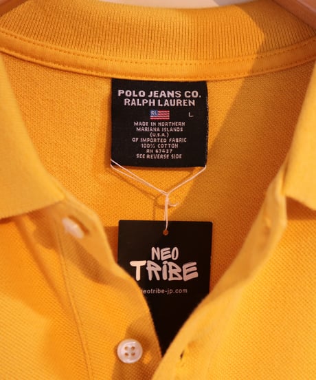 【古着】POLO JEANS SHIRT Yellow L