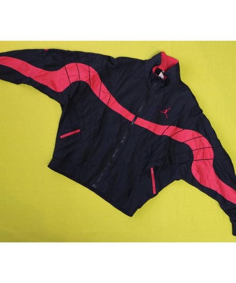 【古着】NIKE AIR JORDAN NYLON JACKET Black/Red Size M