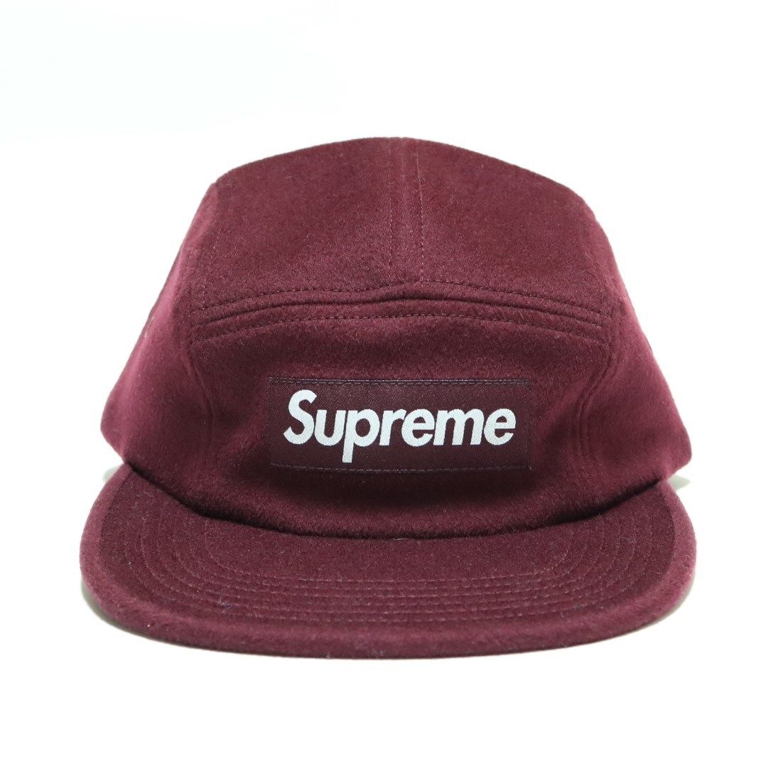 Supreme x Loro Piana Wool Camp Cap キャンプキャップ Burgundy バーガンディ