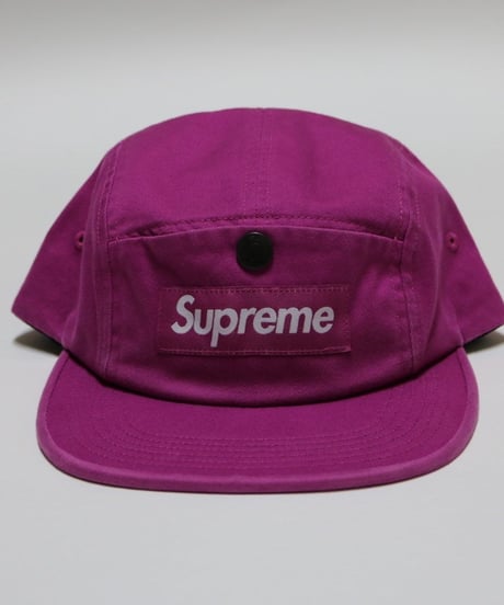 SUPREME 18AW Snap Button Pocket Camp Cap Magenta キャンプキャップ