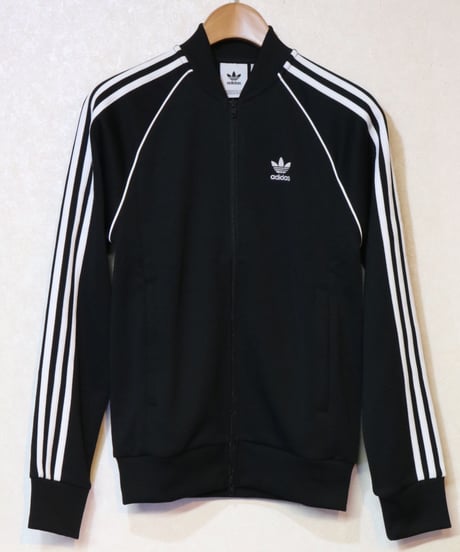 ADIDAS SST ジャージ トラックトップ ジャケット BLACK Size XS