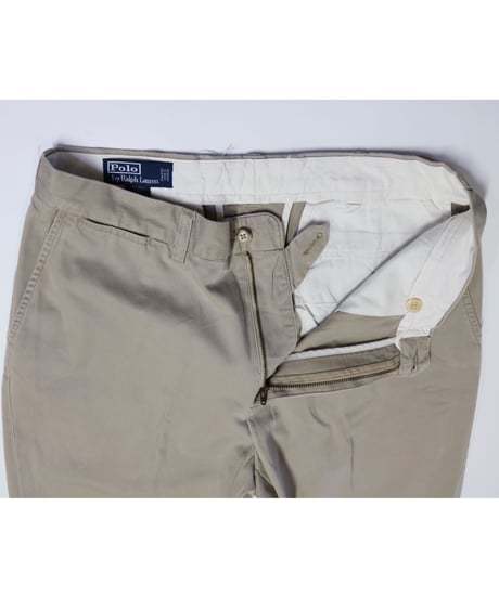 【古着】POLO RALPH LAUREN CHINO PANTS Beige Size W34/L32